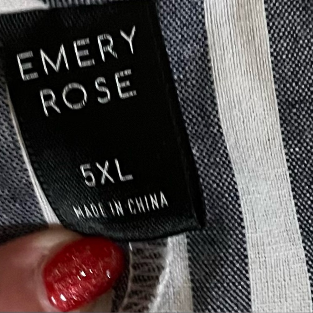 Emery Rose Striped Sleeveless Dress size 5X - Picture 9 of 11